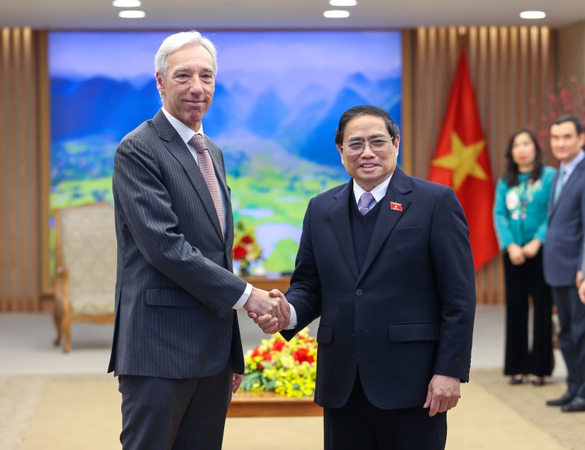 Phiên bản chính thức của 555Win Phạm Minh Ch&iacute;nh tiếp Bộ trưởng Ngoại giao Bồ Đ&agrave;o Nha Joao Gomes Cravinho. Ảnh: VGP