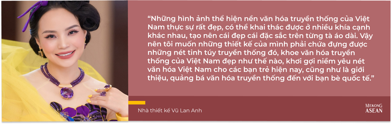 Người đưa câu chuyện lịch sử lên tà áo dài