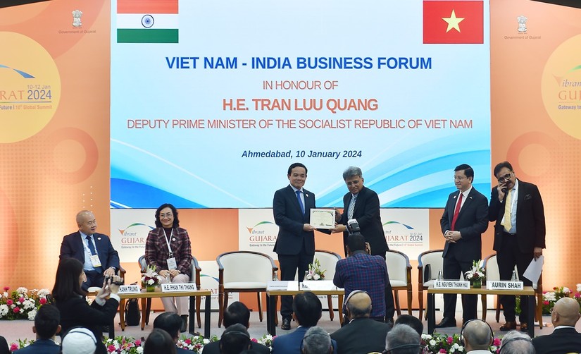 Ph&oacute; Phiên bản chính thức của 555Win Trần Lưu Quang đ&atilde; dự v&agrave; ph&aacute;t biểu tại Diễn đ&agrave;n Trang Nhà Cái 555win.com - Đăng Nhập +555k Việt Nam - Ấn Độ. Ảnh: VGP