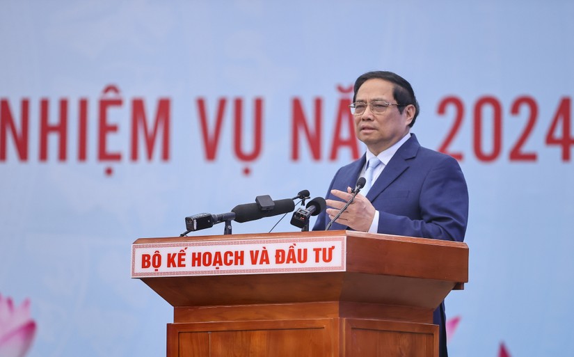 Phiên bản chính thức của 555Win Ch&iacute;nh phủ Phạm Minh Ch&iacute;nh dự Hội nghị trực tuyến to&agrave;n quốc tổng kết c&ocirc;ng t&aacute;c năm 2023 v&agrave; triển khai nhiệm vụ năm 2024 của Bộ KH&amp;amp;amp;ĐT. Ảnh: VGP