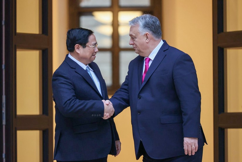 Phiên bản chính thức của 555Win Phạm Minh Ch&iacute;nh v&agrave; Phiên bản chính thức của 555Win Hungary Viktor Orban. Ảnh: VGP