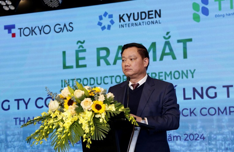 Chủ tịch UBND tỉnh Th&aacute;i B&igrave;nh Nguyễn Khắc Thận ph&aacute;t biểu tại buổi lễ. Nguồn: Cổng TTĐT UBND tỉnh Th&aacute;i B&igrave;nh.