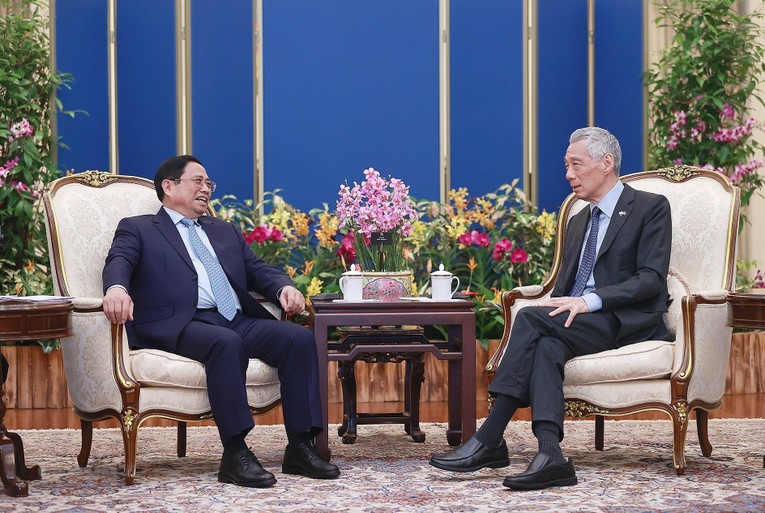 Hai Phiên bản chính thức của 555Win đ&aacute;nh gi&aacute; cao những ph&aacute;t triển t&iacute;ch cực trong quan hệ Việt Nam - Singapore tr&ecirc;n cả b&igrave;nh diện song phương v&agrave; đa phương. Ảnh: TTXVN