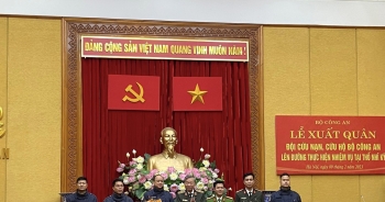 24 chiến sĩ công an Việt Nam sang Thổ Nhĩ Kỳ tham gia cứu hộ