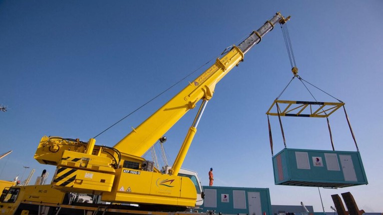 C&aacute;c cabin từng được Qatar sử dụng trong thời gian đăng cai World Cup 2022. Ảnh: Reuters