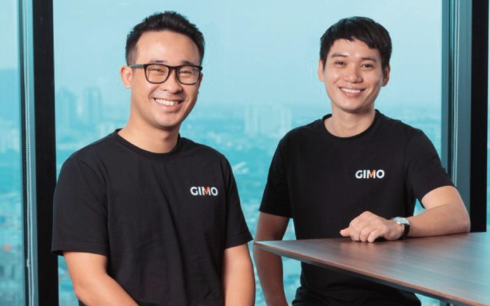Hai nh&agrave; s&aacute;ng lập GIMO: Gi&aacute;m đốc điều h&agrave;nh Nguyễn Anh Qu&acirc;n v&agrave; Gi&aacute;m đốc sản phẩm Nguyễn Văn Ngọc.