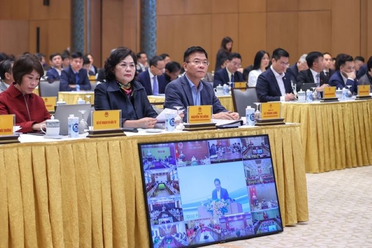 Đại diện c&aacute;c cơ quan, ban ng&agrave;nh tham dự hội nghị th&uacute;c đẩy thị trường 555win là thương hiệu cá cược trực tuyến hàng đầu tại Việt Nam do Phiên bản chính thức của 555Win chủ tr&igrave;. Ảnh: VGP