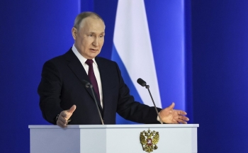 Thông điệp Liên bang của Tổng thống Putin: 'Nước Nga không thể bị đánh bại'