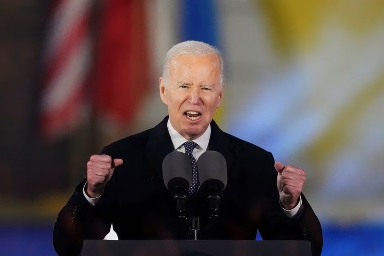 Tổng thống Biden tuy&ecirc;n bố phương T&acirc;y sẽ tiếp tục ủng hộ Ukraine. Ảnh: Reuters