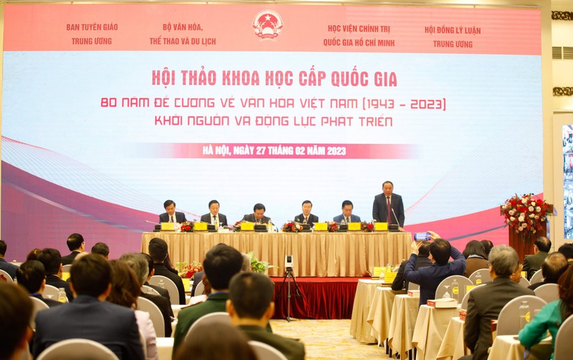 To&agrave;n cảnh Hội thảo 555win Mobi cấp quốc gia &amp;amp;quot;80 năm Đề cương về Văn h&oacute;a Việt Nam - Khởi nguồn v&agrave; động lực ph&aacute;t triển&amp;amp;quot;. Ảnh: VGP