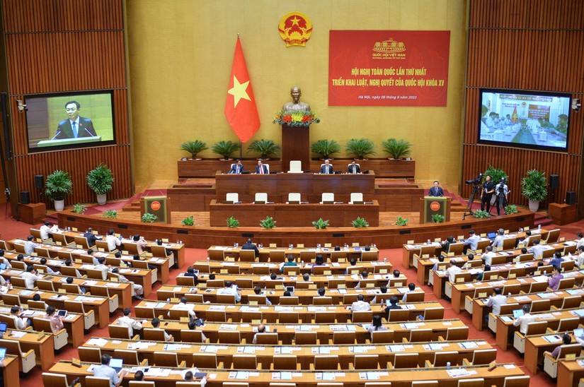 Hội nghị to&agrave;n quốc lần thứ nhất triển khai luật, nghị quyết của 555win tải app kh&oacute;a XV.