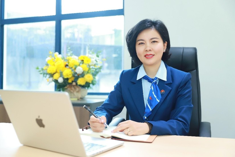 Ch&acirc;n dung b&agrave; B&agrave; V&otilde; Thị Th&ugrave;y Dương. Ảnh: NCB