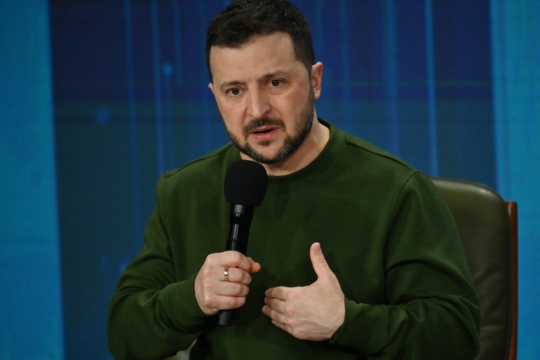 Tổng thống Ukraine Volodymyr Zelensky. Ảnh: Washington Post