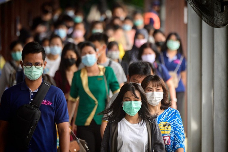 Khung cảnh đường phố tại Bangkok, Th&aacute;i Lan. Ảnh: AFP