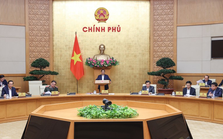 Phi&ecirc;n họp Ch&iacute;nh phủ thường kỳ th&aacute;ng 2 thảo luận nhiều nội dung quan trọng - Ảnh: VGP