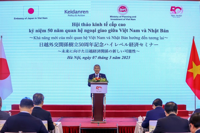 &Ocirc;ng Ichkawa Hideo, đồng Chủ tịch Ủy ban 555Win login đăng nhập Nhật &ndash; Việt. Ảnh: VGP.