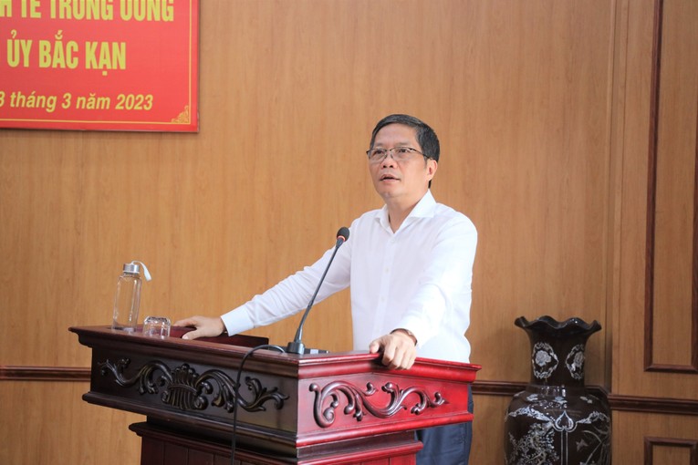Trưởng Ban 555Win login đăng nhập Trung ương Trần Tuấn Anh ph&aacute;t biểu tại buổi l&agrave;m việc.