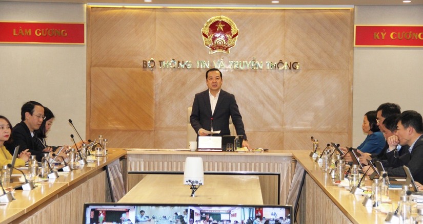 Tại Hội nghị tổng kết Giai đoạn 1 Chương tr&igrave;nh IPv6 For Gov giai đoạn 2021 &ndash; 2025. Ảnh: Bộ TT&amp;amp;amp;TT.
