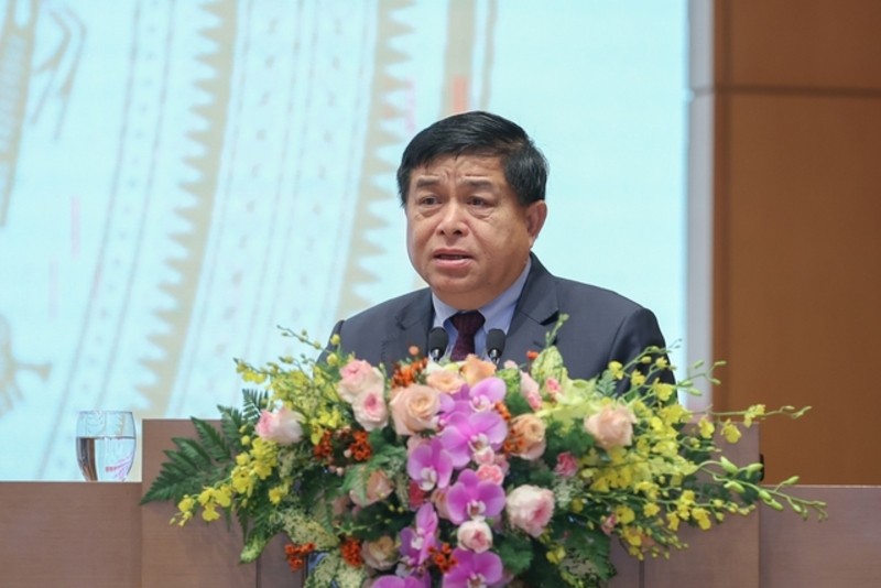 Bộ trưởng Bộ Kế hoạch v&agrave; Đầu tư (KH&amp;amp;amp;ĐT) Nguyễn Ch&iacute; Dũng ph&aacute;t biểu tại cuộc gặp mặt đầu xu&acirc;n c&aacute;c Trang Nhà Cái 555win.com - Đăng Nhập +555k Nh&agrave; nước ti&ecirc;u biểu. Ảnh: VGP.