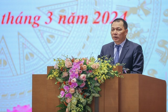 &Ocirc;ng Đặng Ho&agrave;ng An, Chủ tịch EVN. Ảnh: VGP