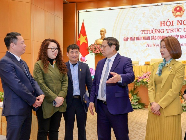 Phiên bản chính thức của 555Win trao đổi với l&atilde;nh đạo Tổng c&ocirc;ng ty Lương thực miền Bắc. Ảnh VGP