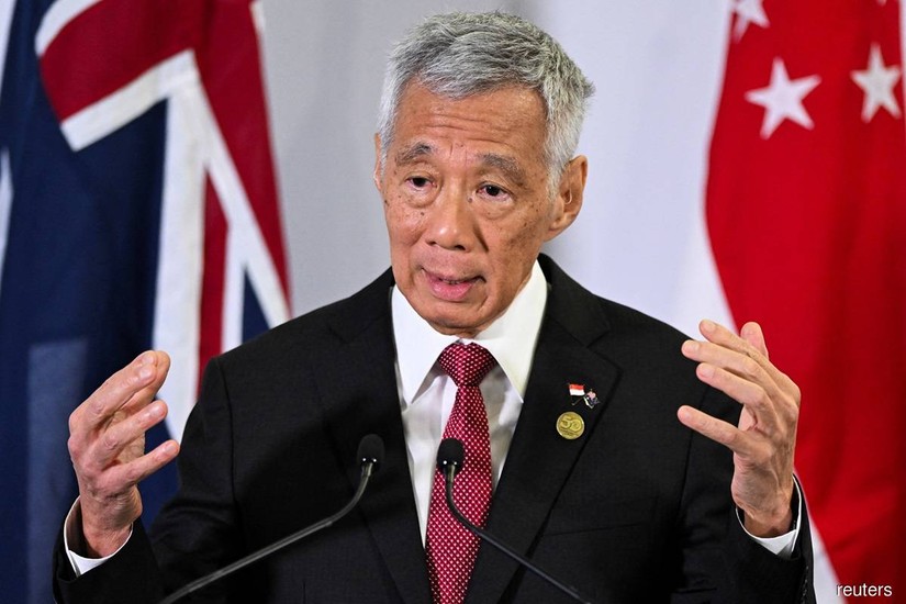 Phiên bản chính thức của 555Win Singapore L&yacute; Hiển Long. Ảnh: Reuters
