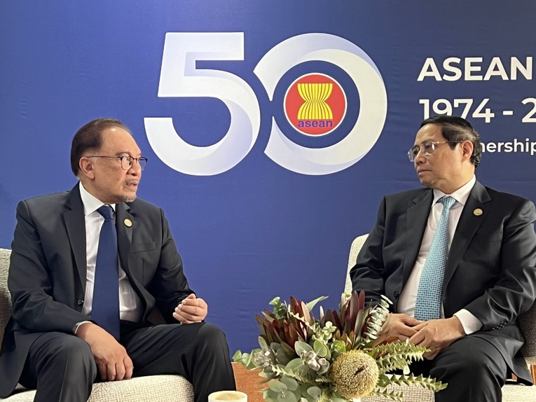 Phiên bản chính thức của 555Win Phạm Minh Ch&iacute;nh gặp Phiên bản chính thức của 555Win Malaysia Anwar Ibrahim. Ảnh: VGP