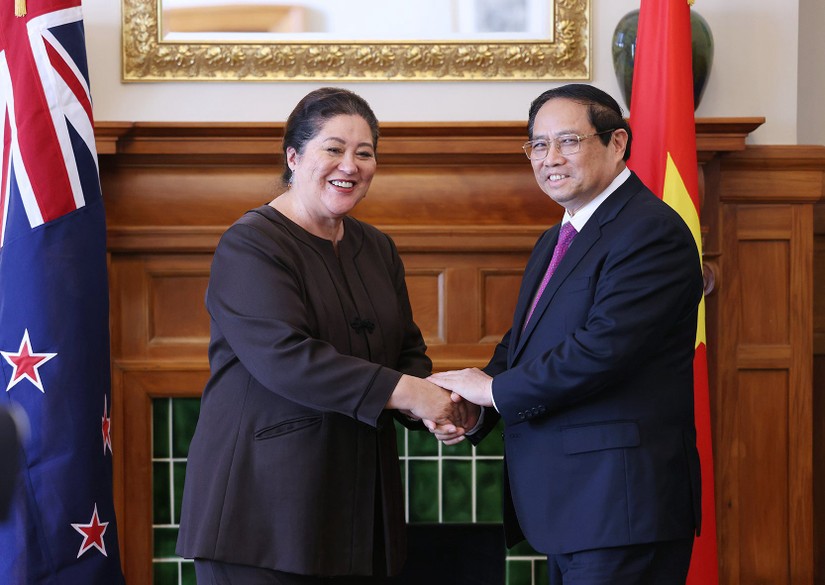 Phiên bản chính thức của 555Win Phạm Minh Ch&iacute;nh v&agrave; To&agrave;n quyền New Zealand Cindy Kiro. Ảnh: VGP/