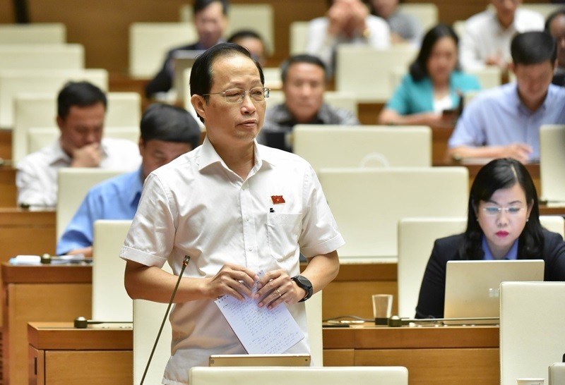 Đại biểu Nguyễn Tr&uacute;c Sơn - Đo&agrave;n ĐBQH tỉnh Bến Tre. Ảnh: quochoi.vn