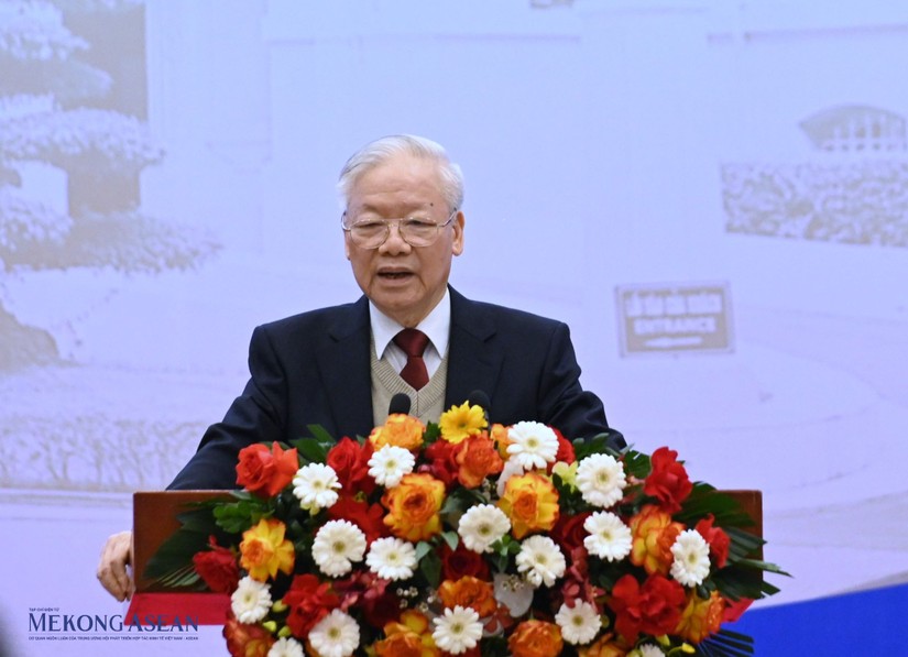 Tổng B&iacute; thư Nguyễn Ph&uacute; Trọng. Ảnh: Đỗ Thảo