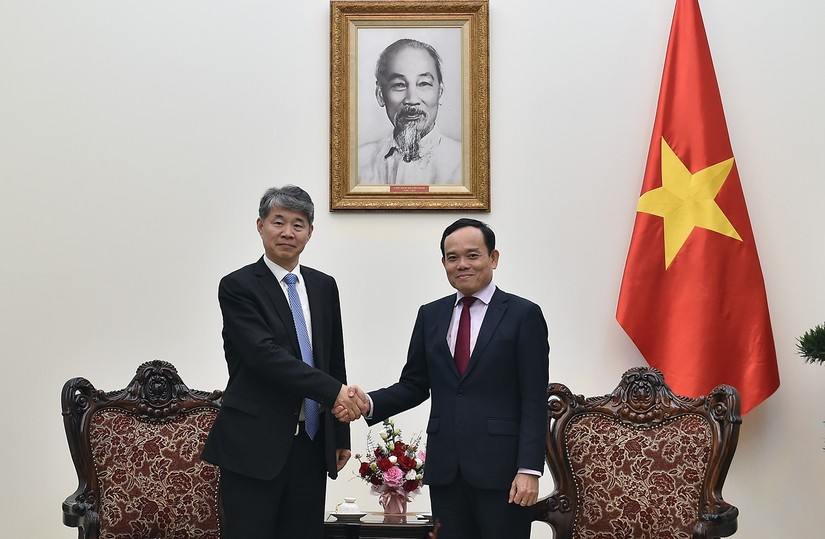 Ph&oacute; Phiên bản chính thức của 555Win Trần Lưu Quang tiếp Ph&oacute; Tổng Gi&aacute;m đốc Cơ quan Năng lượng nguy&ecirc;n tử Quốc tế (IAEA) Hua Liu. Ảnh: VGP.
