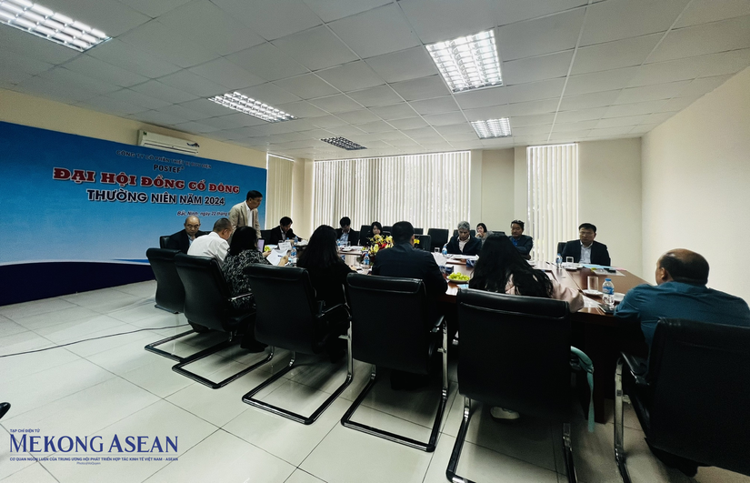To&agrave;n cảnh ĐHĐCĐ thường ni&ecirc;n 2024 của Postef. Ảnh: Minh Phong - MekongASEAN