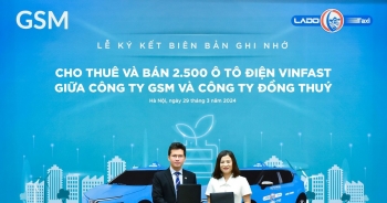 Lado Taxi sẽ bổ sung thêm 2.500 ô tô điện VinFast