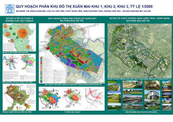 Hà Nội công bố 3 đồ án quy hoạch phân khu đô thị Xuân Mai tỷ lệ 1/2000