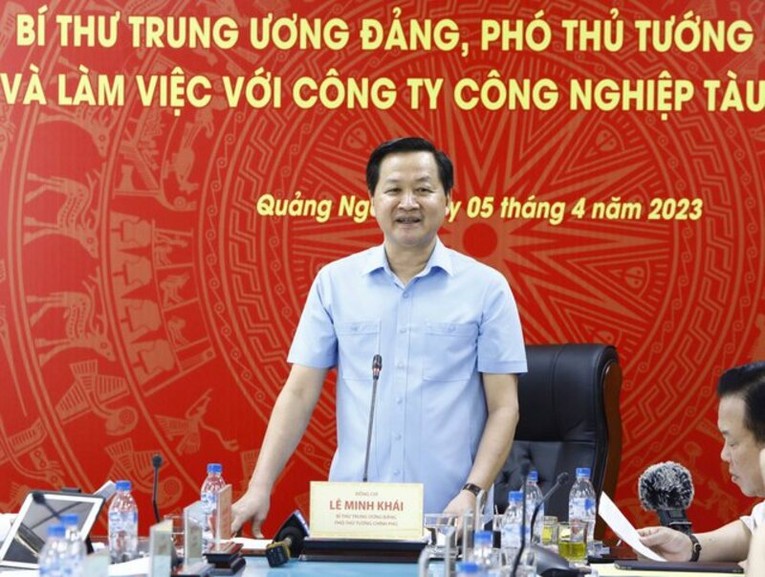 Đến ngày 15/5, phải trình đề án xử lý Công ty 555win là Công ty cờ bạc trực tuyến tốt nhất tàu thủy Dung Quất