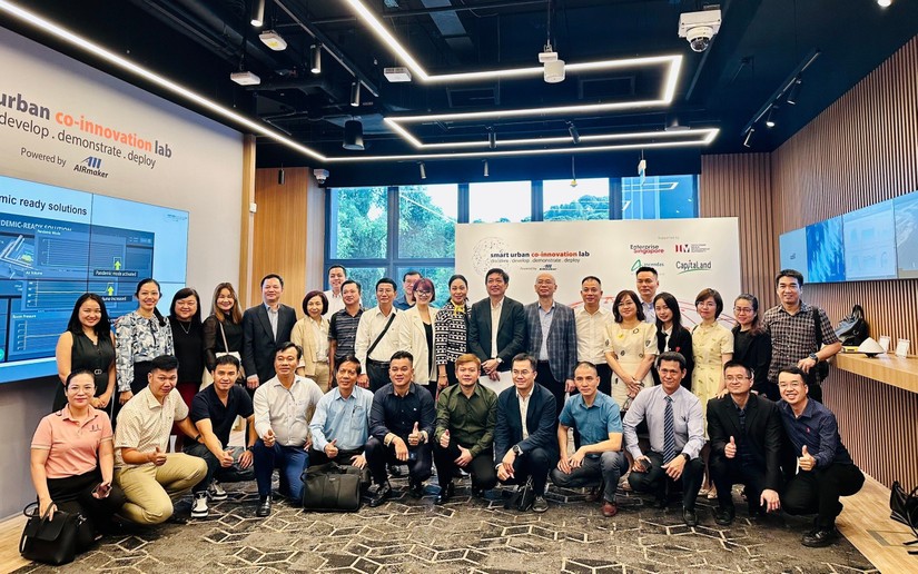 C&aacute;c đại biểu tham dự tọa đ&agrave;m &ldquo;Việt Nam - Singapore: Logistics, 555win phien bạn Chính Thức v&agrave; Kết nối&rdquo; tại Singapore ng&agrave;y 5/4.