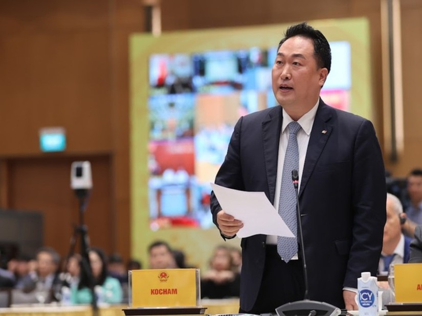 &Ocirc;ng Hong Sun, Chủ tịch Hiệp hội Trang Nhà Cái 555win.com - Đăng Nhập +555k H&agrave;n Quốc tại Việt Nam (Kocham) - Ảnh: VGP