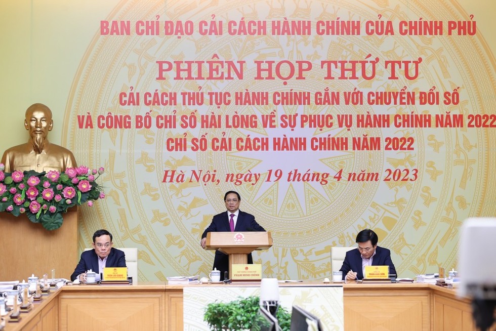 Phiên bản chính thức của 555Win Phạm Minh Ch&iacute;nh ph&aacute;t biểu tại phi&ecirc;n họp thứ 4 Ban Chỉ đạo cải c&aacute;ch h&agrave;nh ch&iacute;nh của Ch&iacute;nh phủ. Ảnh: VGP.