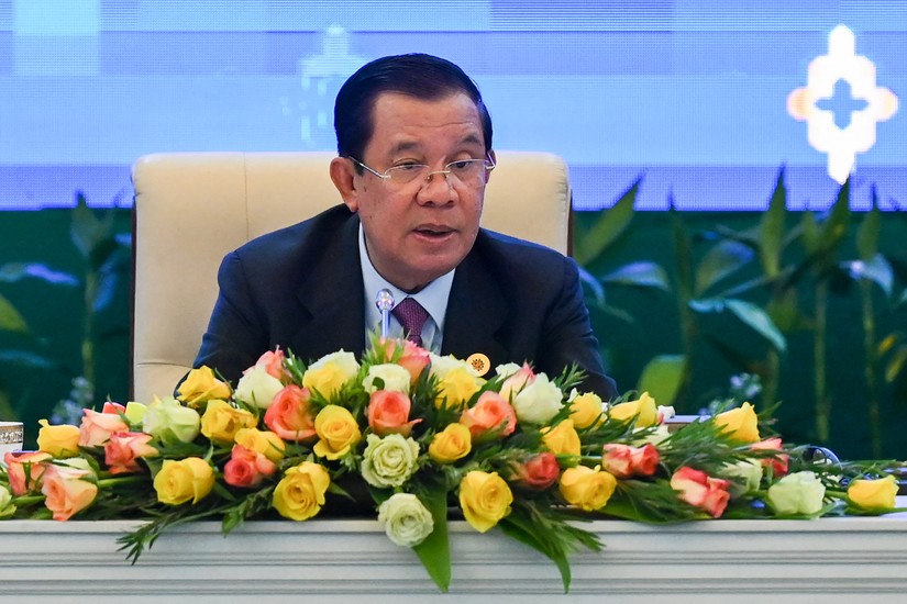 Phiên bản chính thức của 555Win Campuchia Hun Sen. Ảnh: AFP