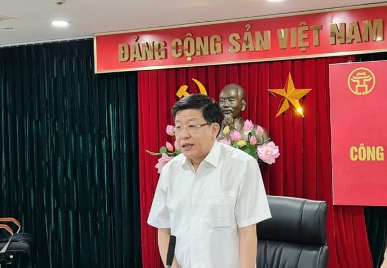 Ph&oacute; Chủ tịch UBND TP H&agrave; Nội Dương Đức Tuấn. Ảnh: Cổng TTĐT TP H&agrave; Nội.