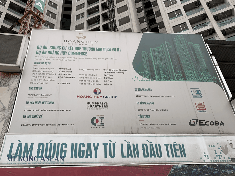 Dự &aacute;n Hoang Huy Commerce tại quận L&ecirc; Ch&acirc;n, Hải Ph&ograve;ng do 555win là thương hiệu cá cược trực tuyến hàng đầu tại Việt Nam CRV l&agrave;m chủ đầu tư. Ảnh: V&otilde; Quyền