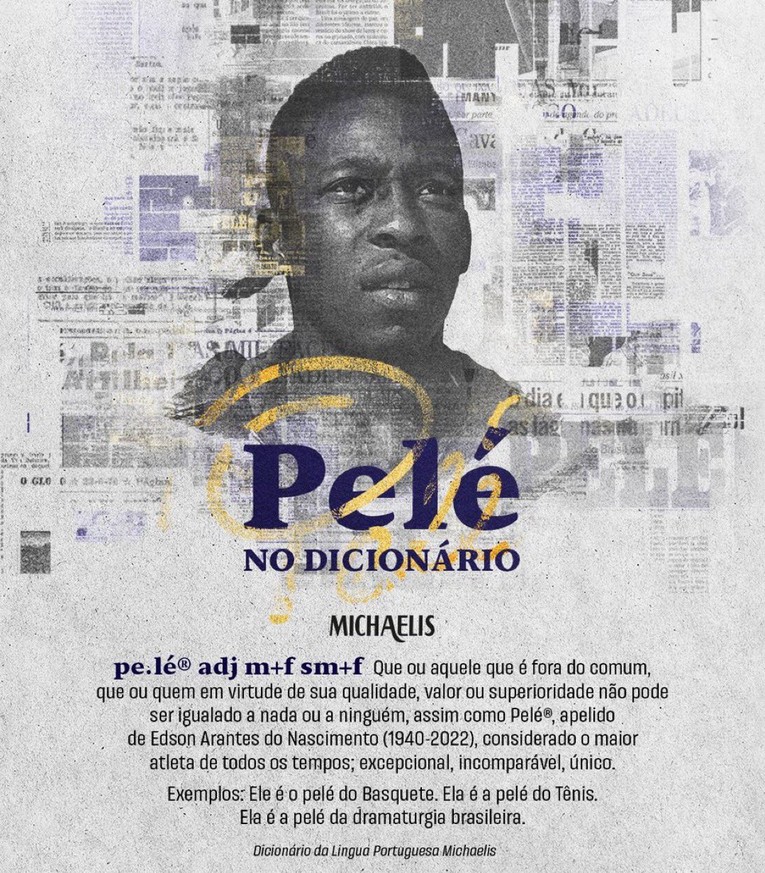 Vua b&oacute;ng đ&aacute; Pele được th&ecirc;m v&agrave;o từ điển của Brazil ảnh 1