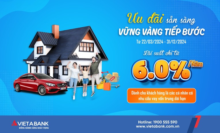 VietABank triển khai nhiều chương tr&igrave;nh ưu đ&atilde;i l&atilde;i suất cho vay hỗ trợ kh&aacute;ch h&agrave;ng