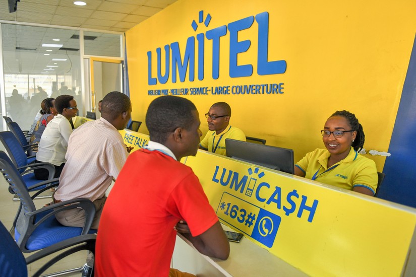 Thương hiệu Lumitel do VGI ph&aacute;t triển tại Burundi.