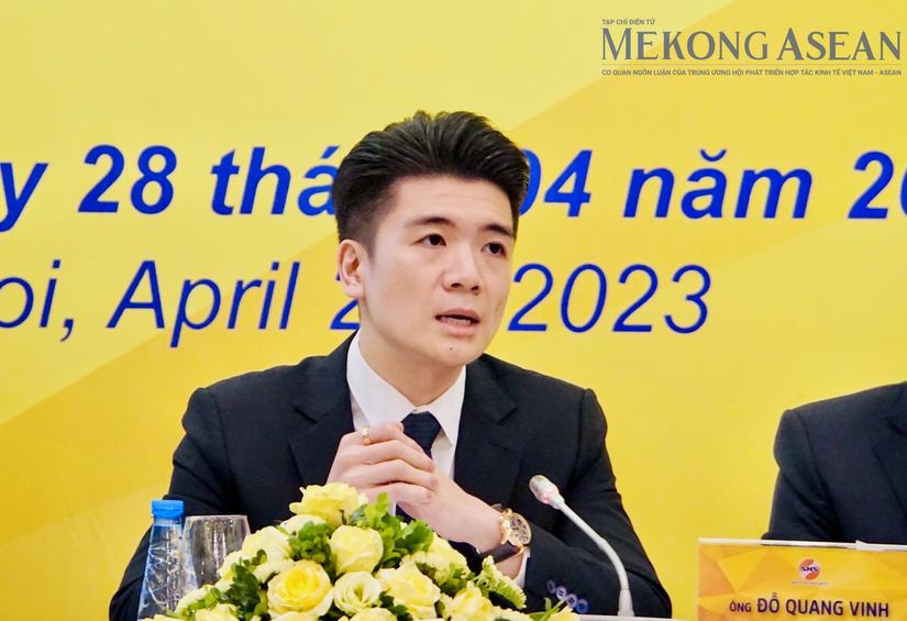 &Ocirc;ng Đỗ Quang Vinh - Chủ tịch HĐQT SHS tại ĐHĐCĐ thường ni&ecirc;n năm 2023.