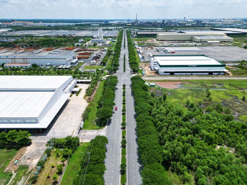 Một g&oacute;c Khu c&ocirc;ng nghiệp Ph&uacute; Mỹ 2 của IDICO. Ảnh: IDC