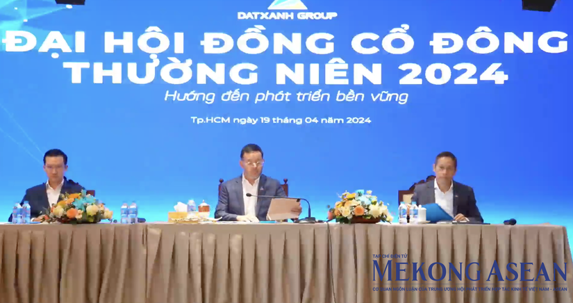 ĐHĐCĐ Đất Xanh tổ chức theo h&igrave;nh thức trực tuyến.
