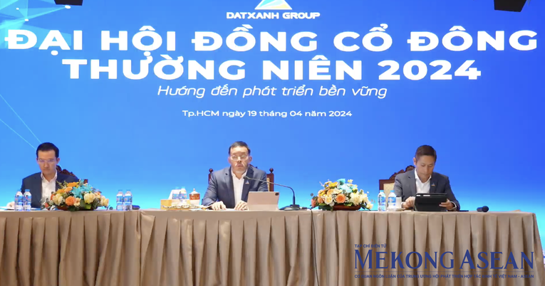 ĐHĐCĐ thường ni&ecirc;n năm 2024 của Đất Xanh tổ chức trực tuyến.