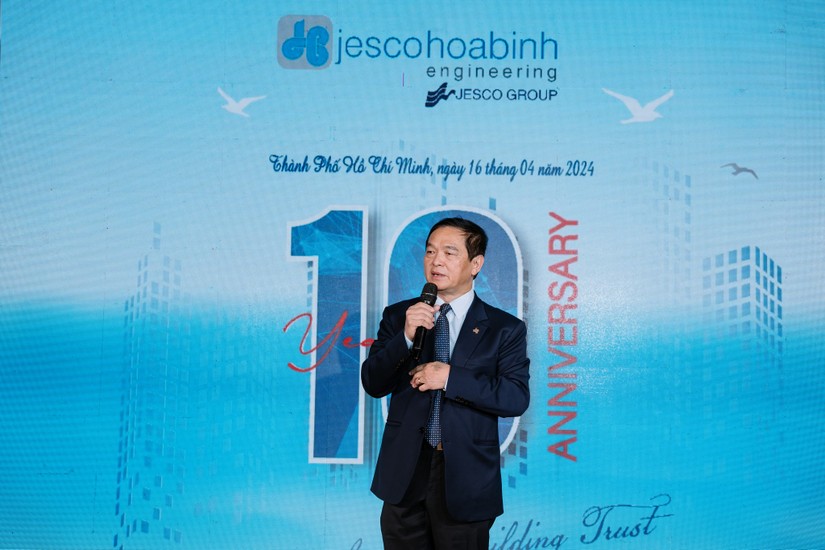 &Ocirc;ng L&ecirc; Viết Hải - Chủ tịch Tập đo&agrave;n X&acirc;y dựng H&ograve;a B&igrave;nh. Ảnh: HBC