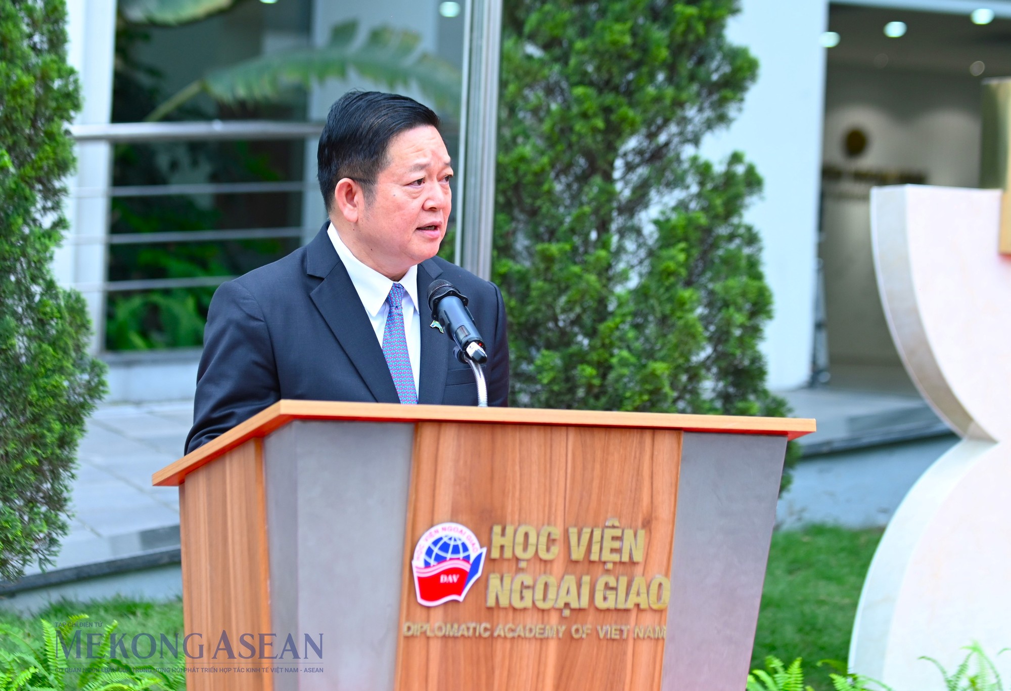 Tổng thư k&yacute; ASEAN Kao Kim Hourn ph&aacute;t biểu. Ảnh: Đỗ Thảo - 555win Login